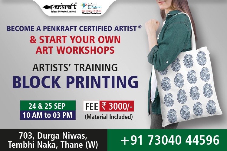 BECOME A PENKRAFT CERTIFIED ARTIST FOR BLOCK PRINTING!